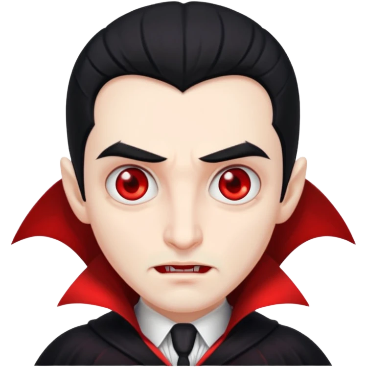 cute hide dracula no background emoji