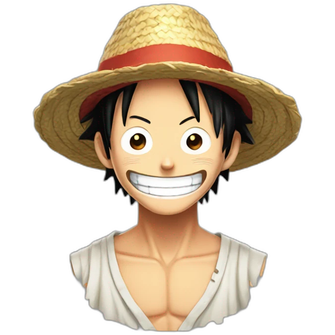 strawhat luffy emoji