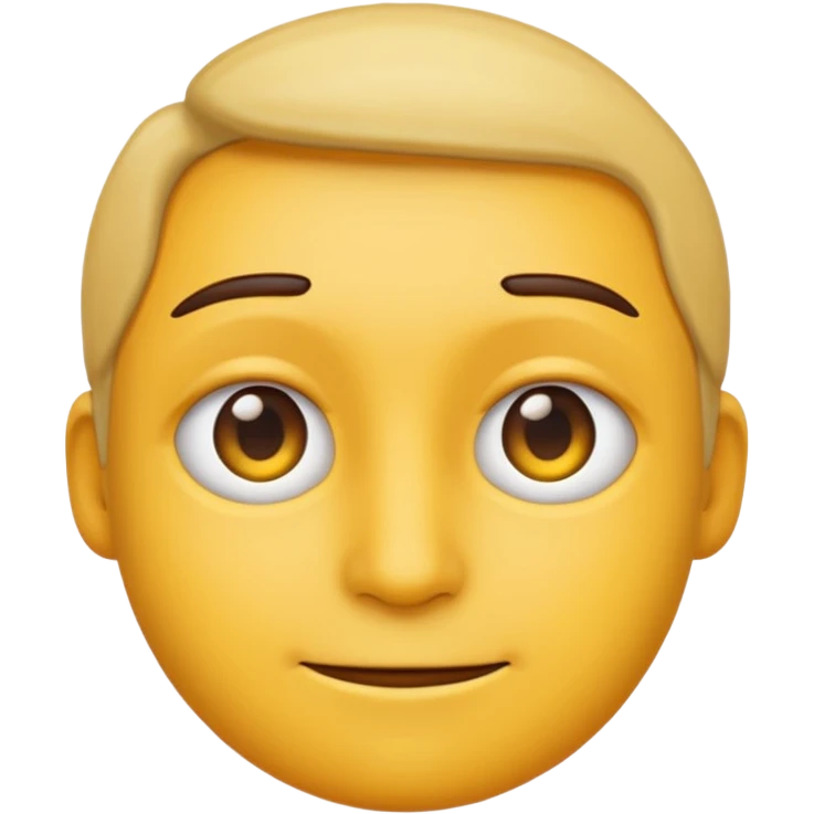 A emoji person siding eyeing the camera  emoji