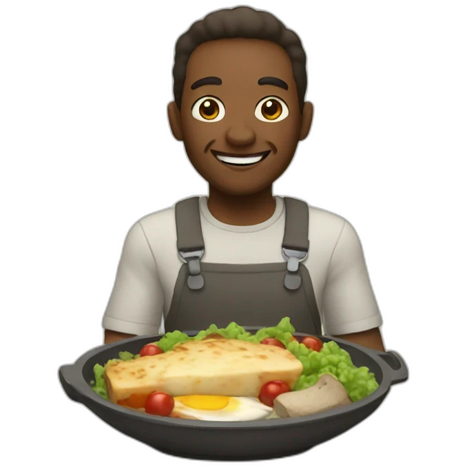 Supper happy developer emoji