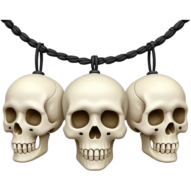 garlend of skulss emoji