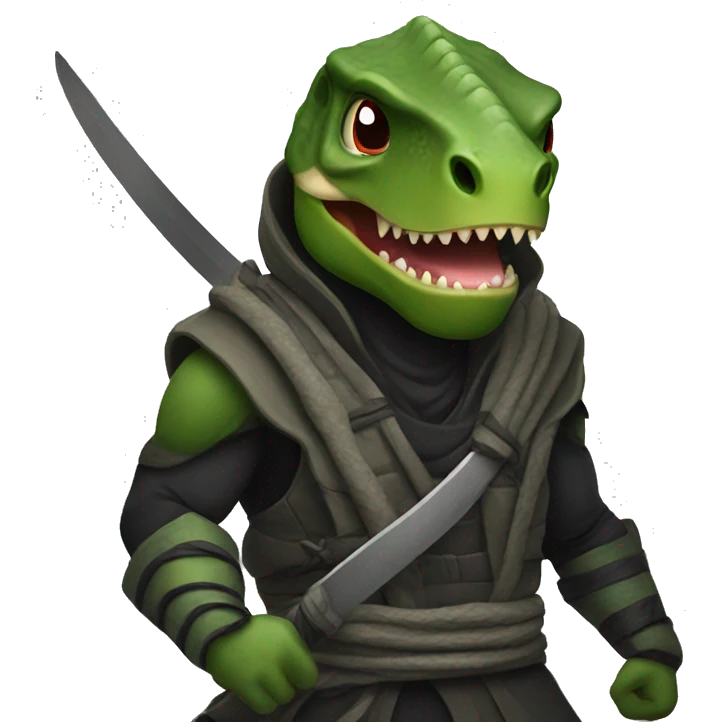 dinosaur ninja emoji