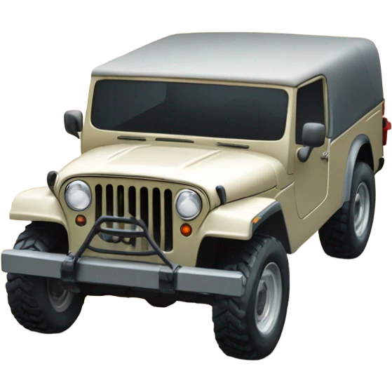 Cj-6 jeep emoji