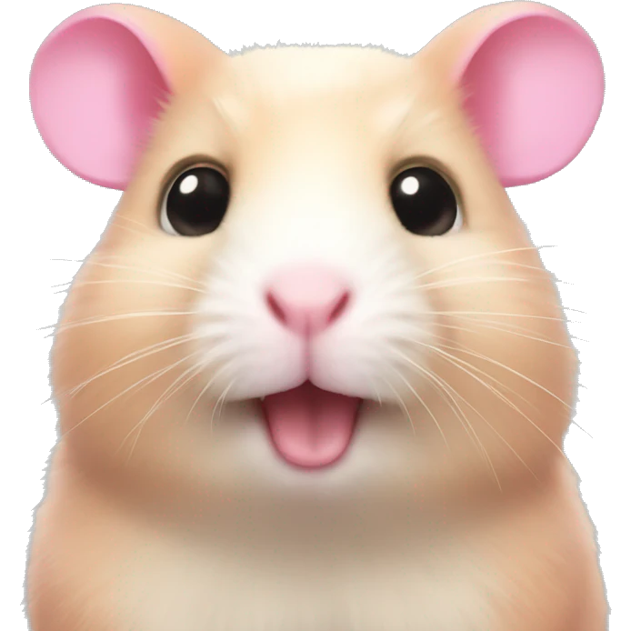 pink hamster emoji