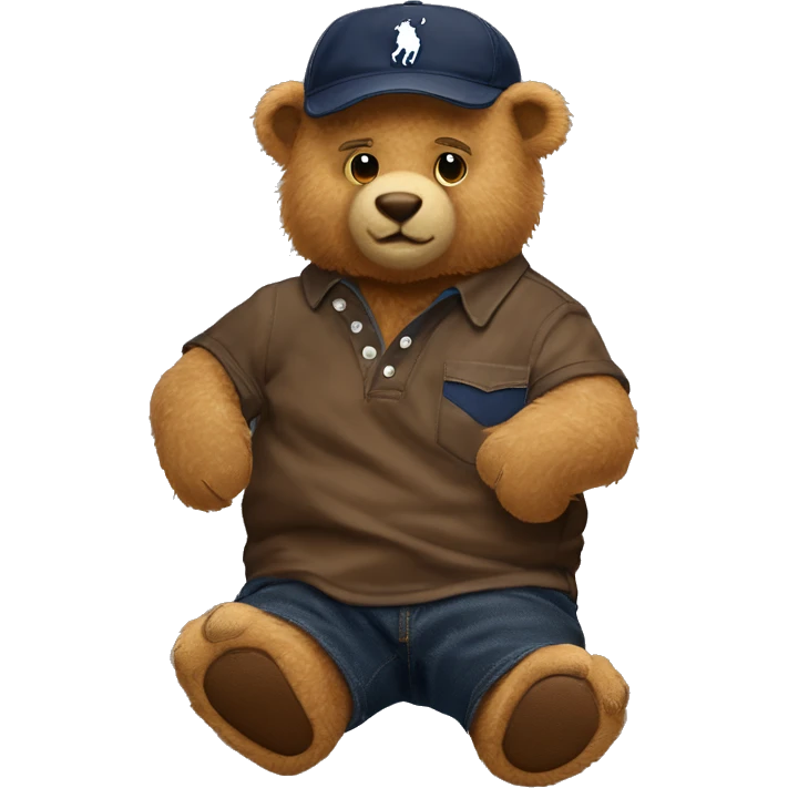 Polo ralph lauren bear old momey ztule emoji