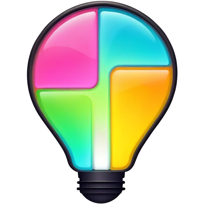 neon glow sign emoji