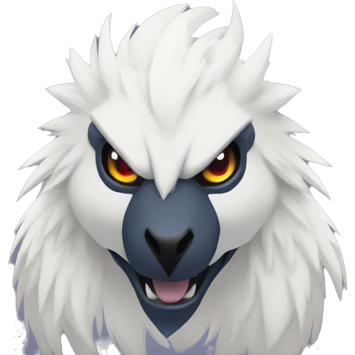 Cool Edgy Absol-Quilava, full body emoji