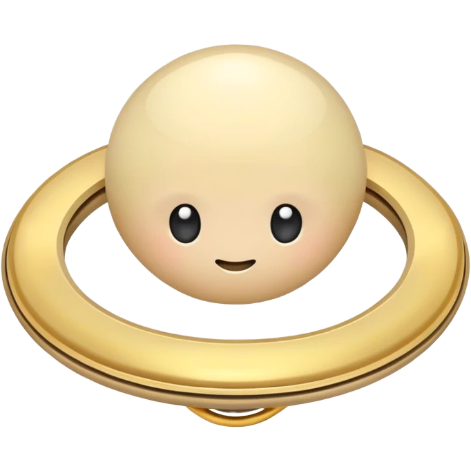 saturn cute emoji