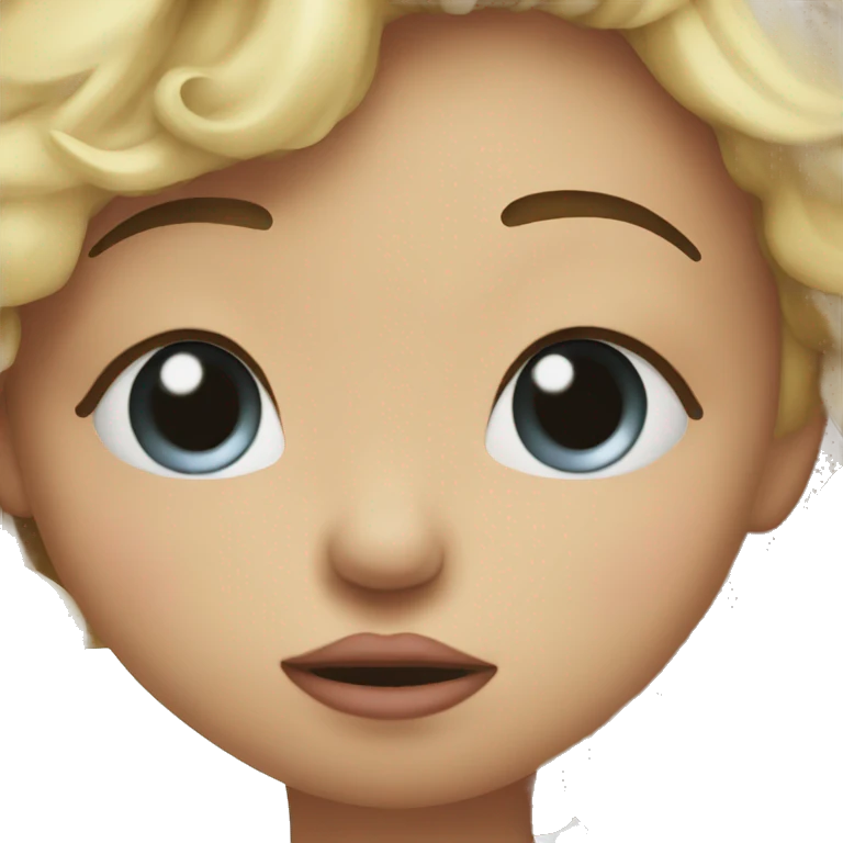 Cute kiss emoji