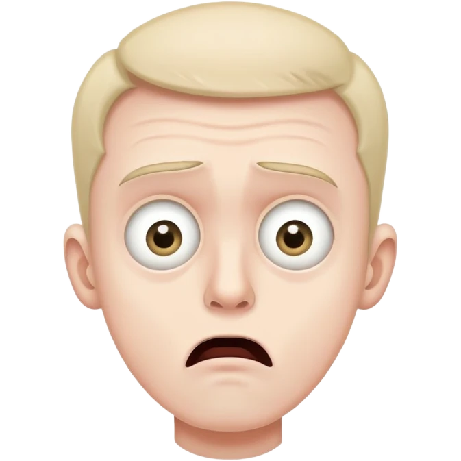 scared man emoji