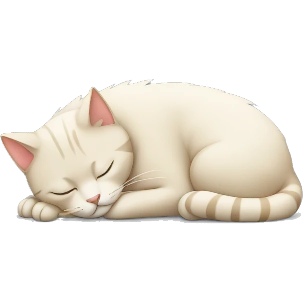 Sleeping cat  emoji