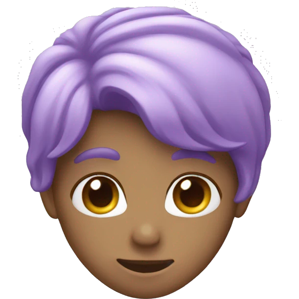 light purple heart  emoji