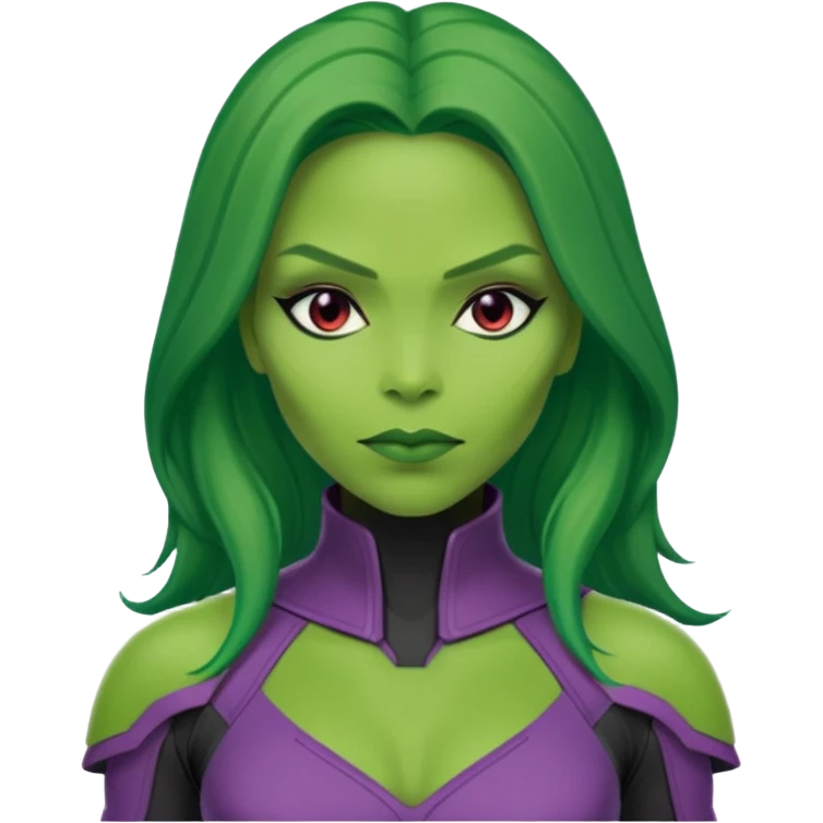 gamora from Guardians of the Galaxy movie emoji