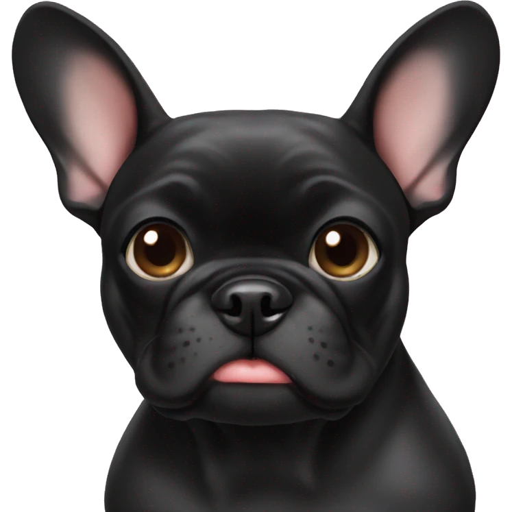 black frenchie emoji