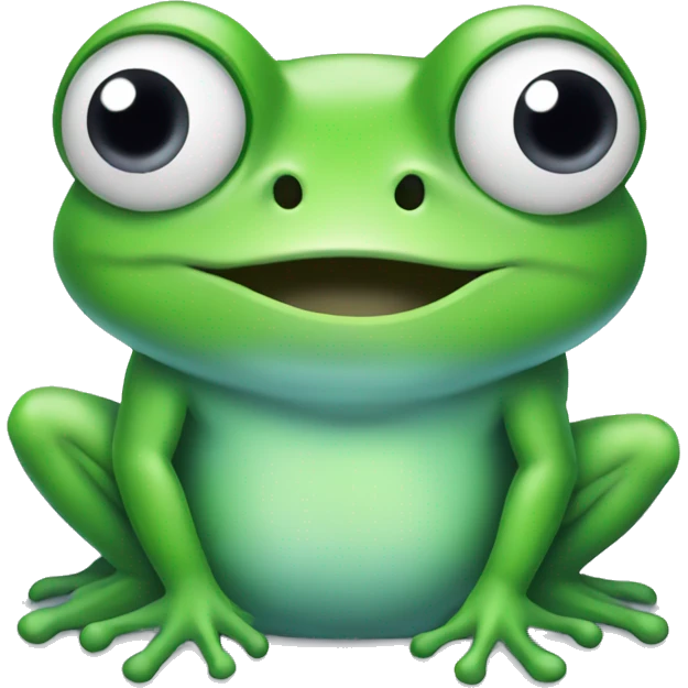 Freezing Frog emoji