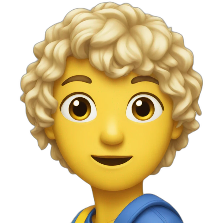 blueyellowpencil emoji