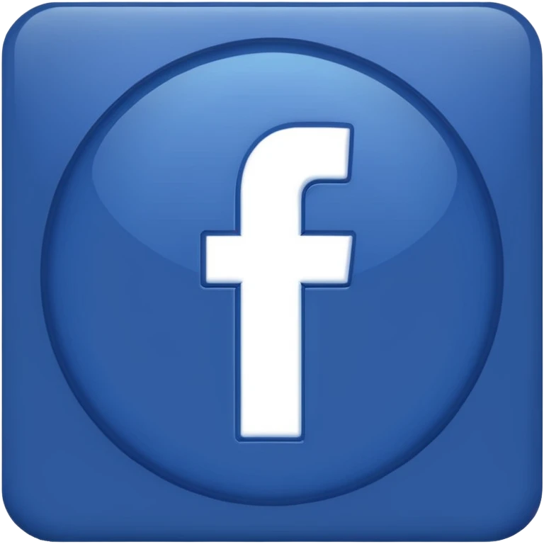 Facebook logo emoji in text emoji