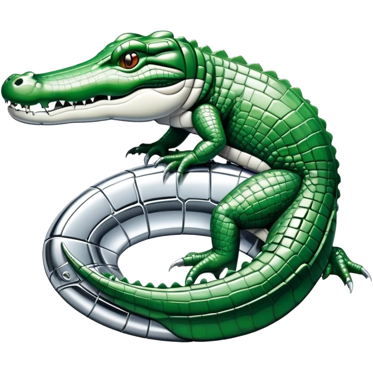 sorayama crocodile Lacoste logo emoji
