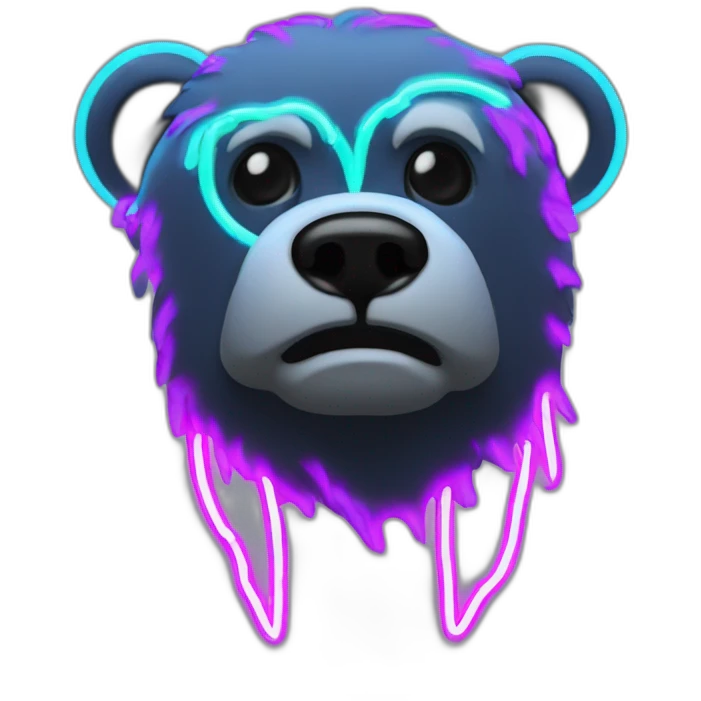 the word " GRIZZ " in neon writing  emoji