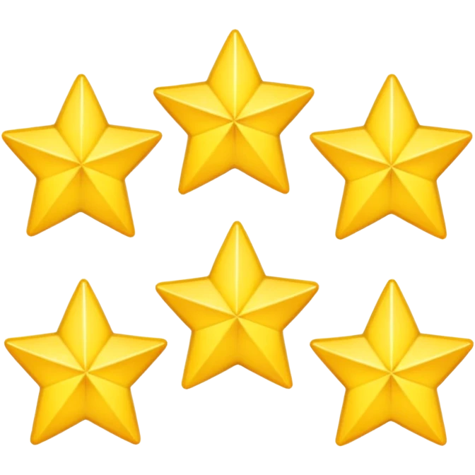 five stars in a row emoji