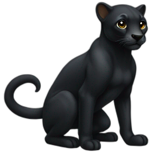 black phanter animal emoji