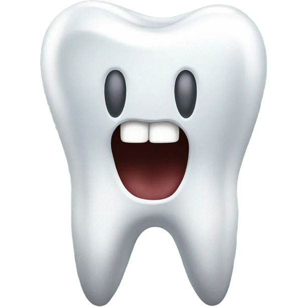 Chrome tooth emoji