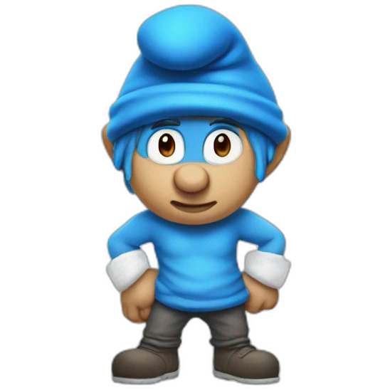 Smurf emoji
