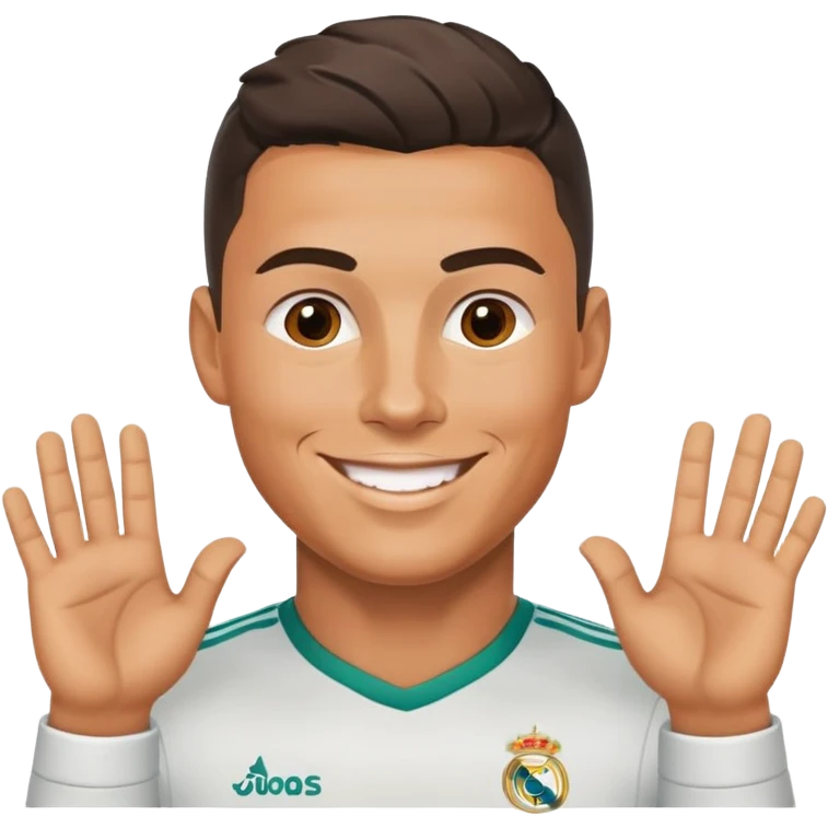 ronaldo with suii emoji