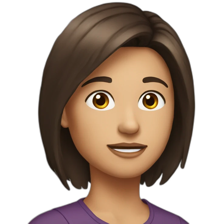 brunette haooy emoji