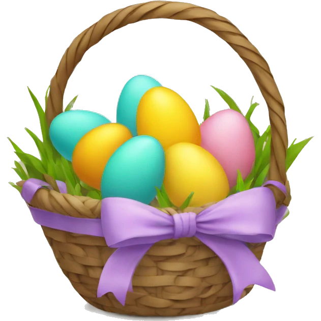easter basket emoji
