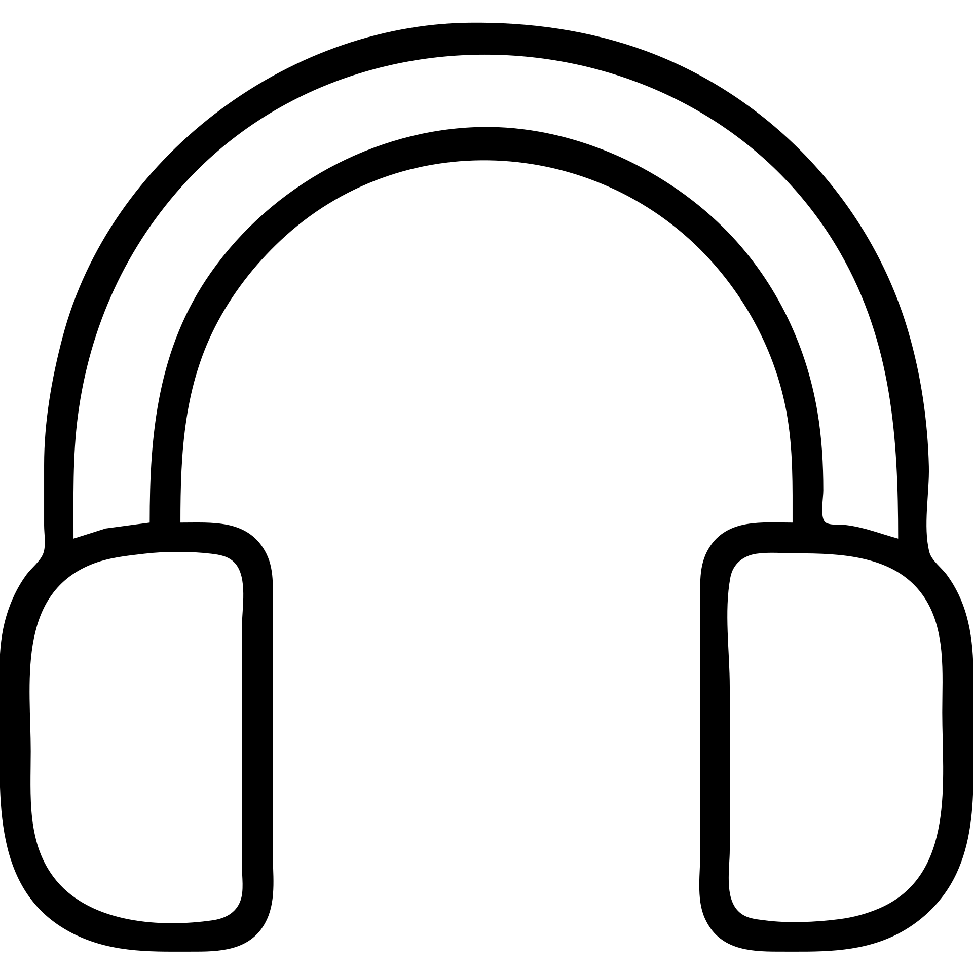 kulaklık siyah dış hatlı ikon emoji