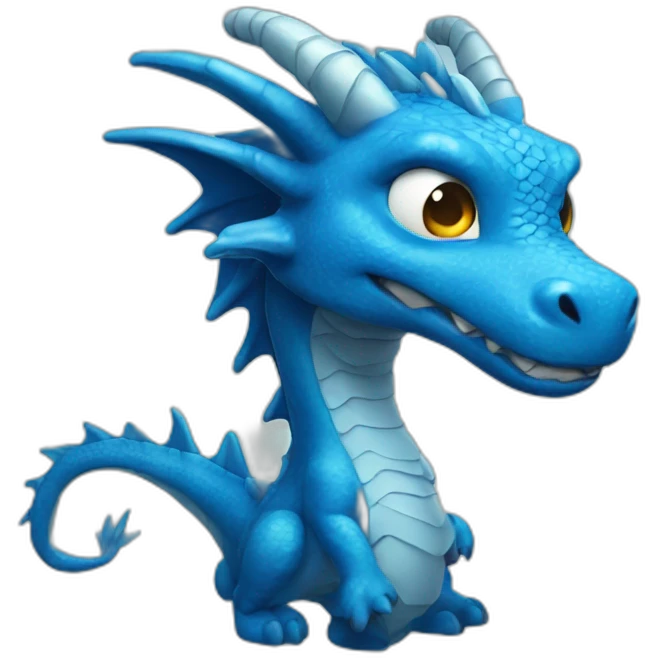 blue dragon emoji