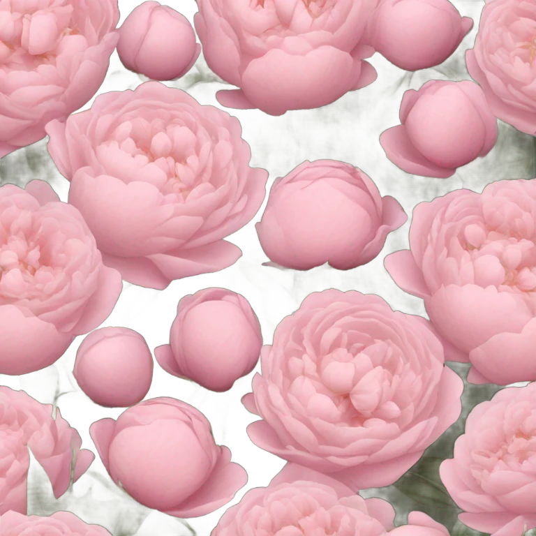 Peonias rosas emoji