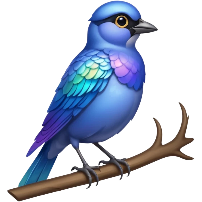 blue lark emoji