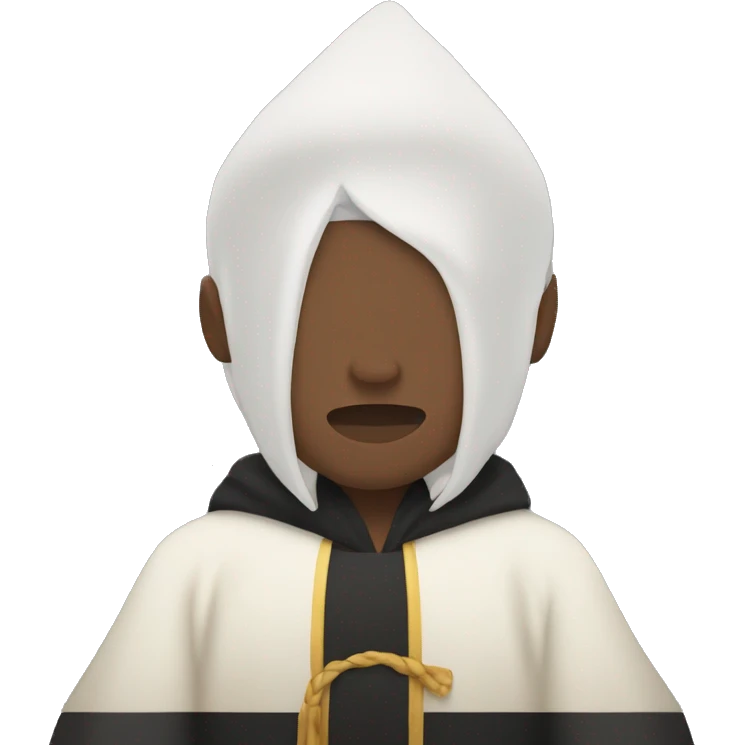 white Person with black hair full body lying down face down wearing wizard robe emoji
