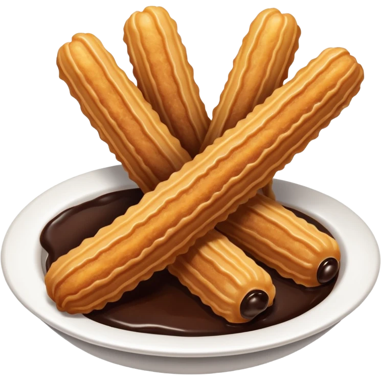 black churros emoji