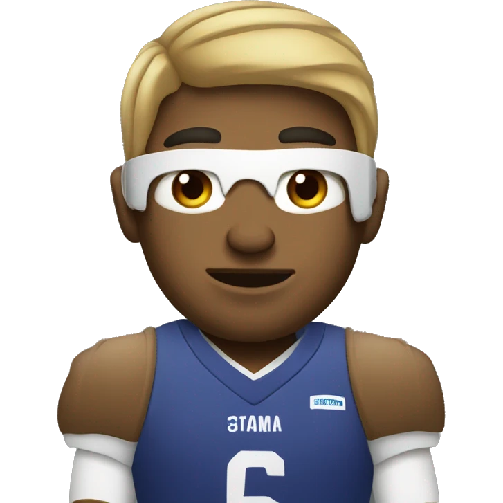 street fotball player emoji