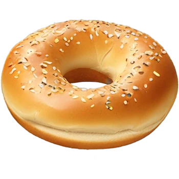 Exploding bagel emoji