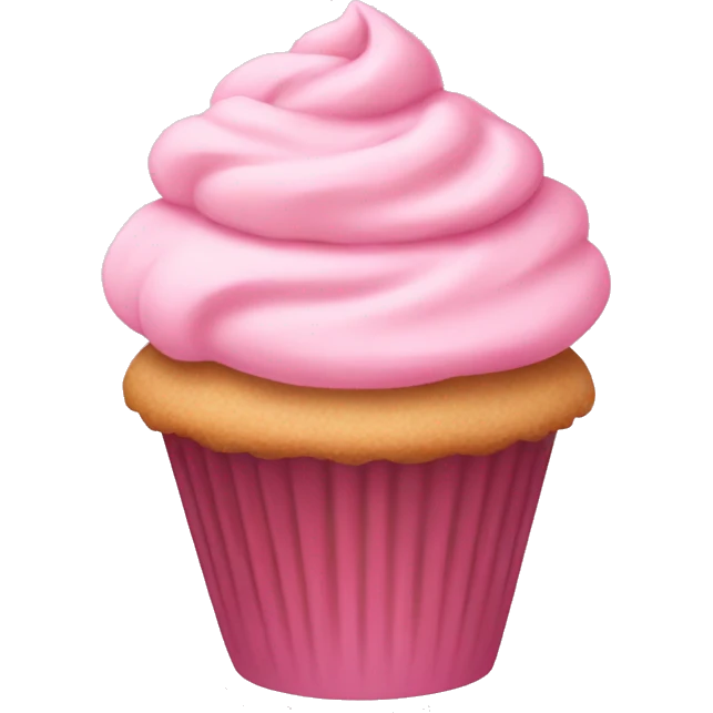 pastel pink cupcake emoji