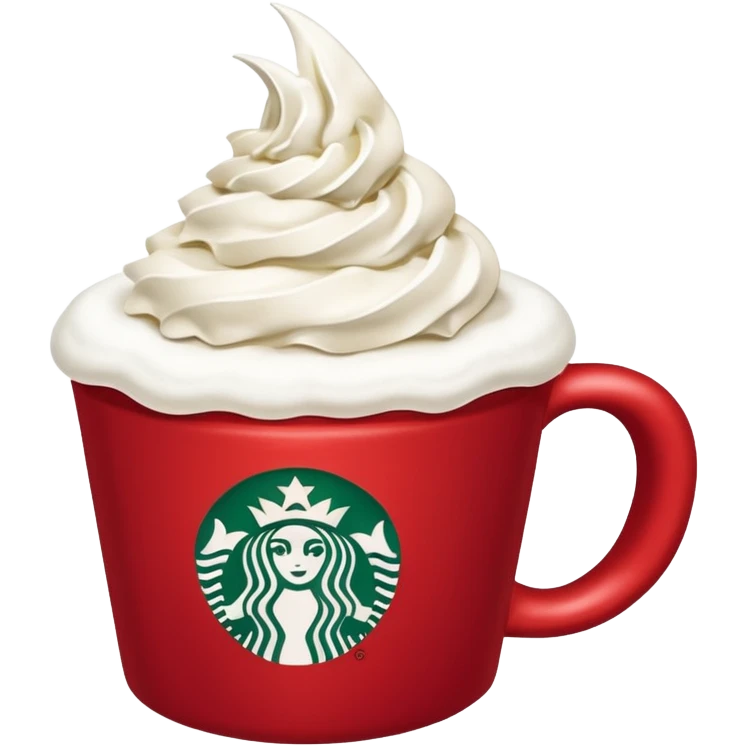  Christmas Starbucks coffee emoji