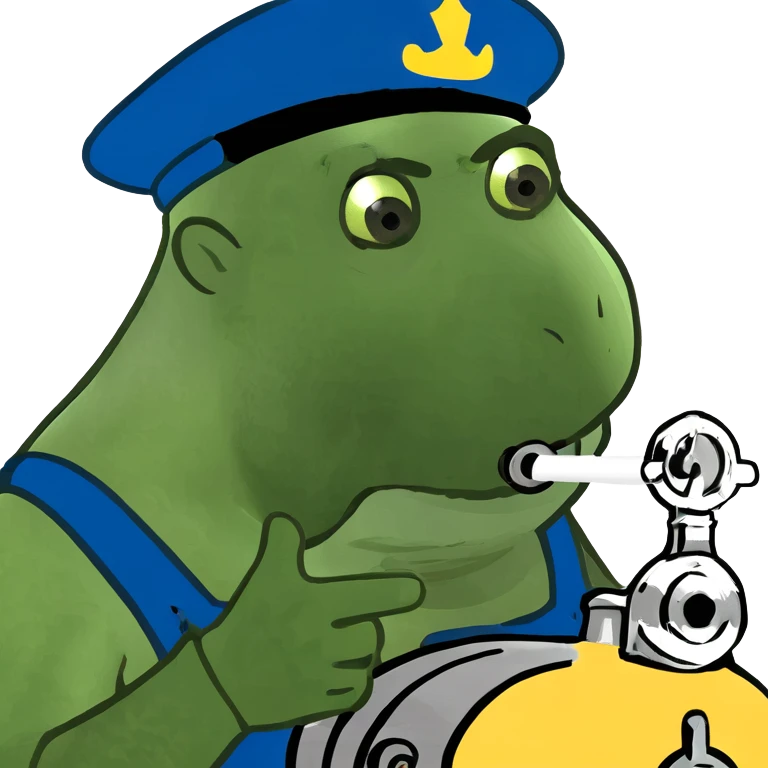 Shrek driving train emoji