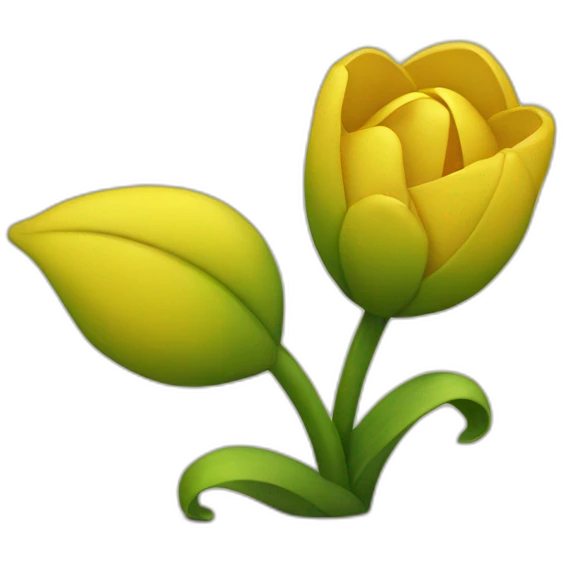 Fleur sur une table emoji