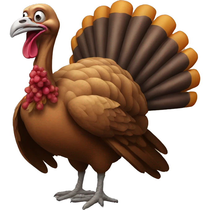 Stoned turkey  emoji