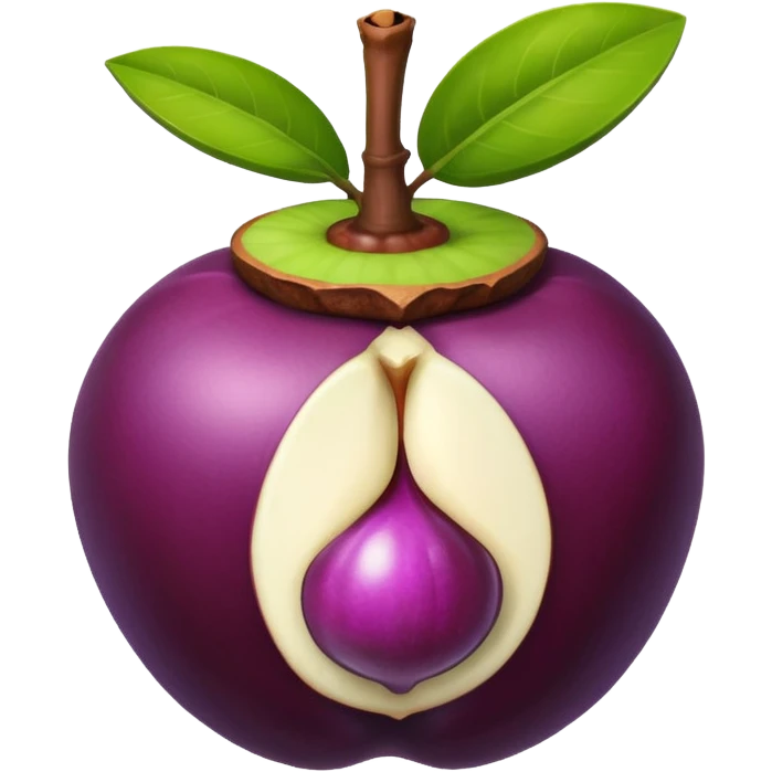 mangosteen emoji