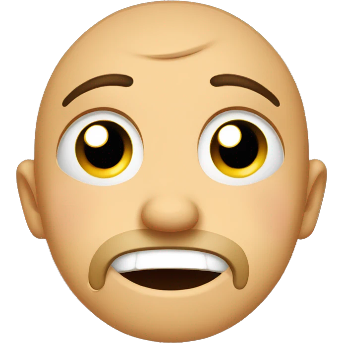 Crying while smiling emoji