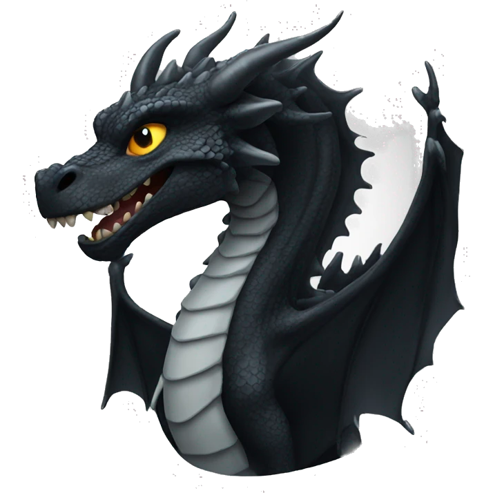 Black dragon emoji