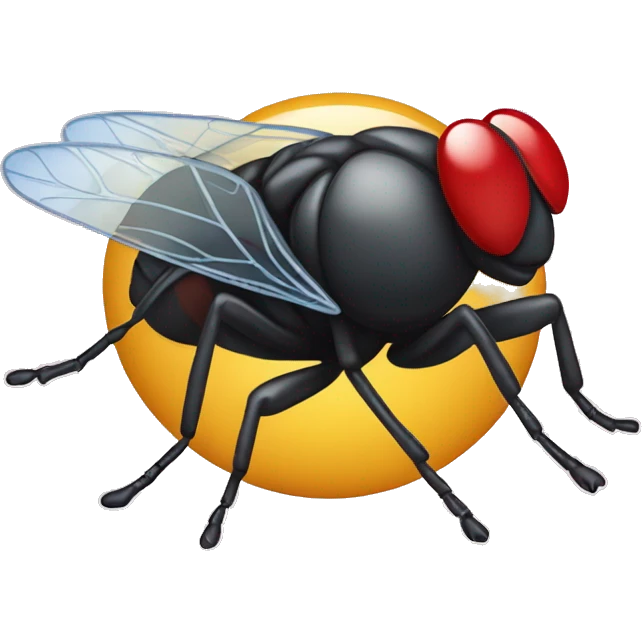 A fly with air Jordans emoji