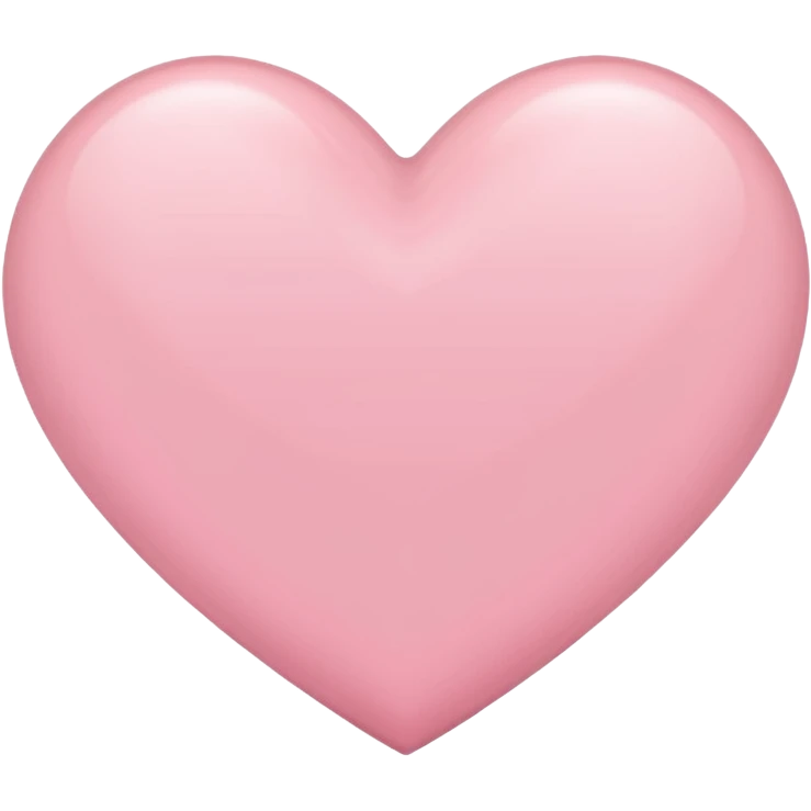 light pink heart emoji