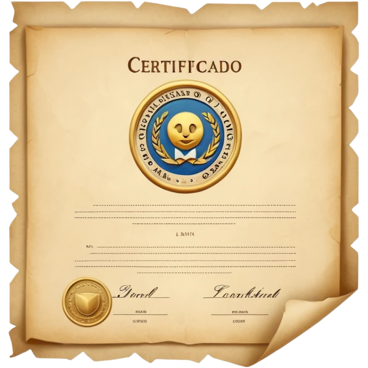 documento certificado emoji