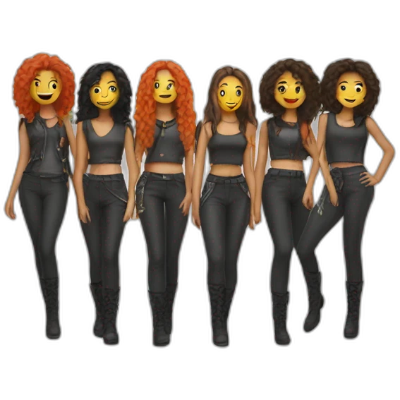Ranerki girls-band emoji